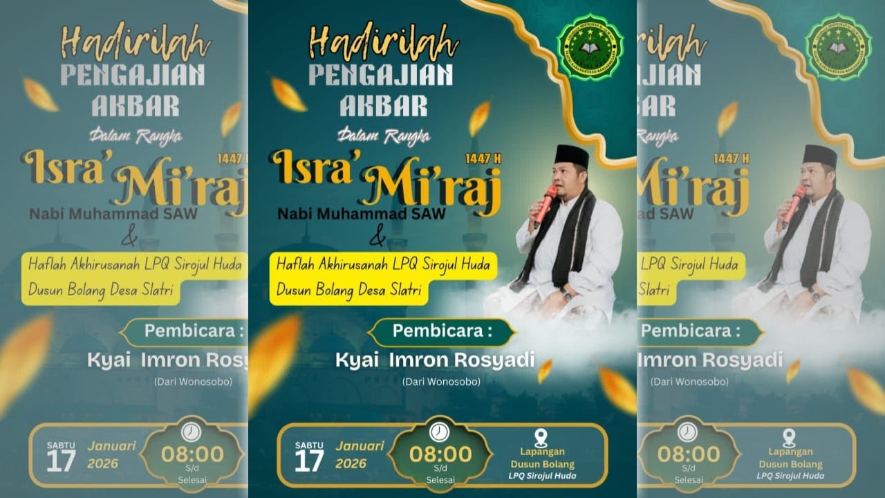 LIVE// PENGAJIAN AKBAR BERSAMA KYAI IMRON ROSYADI DARI WONOSOBO