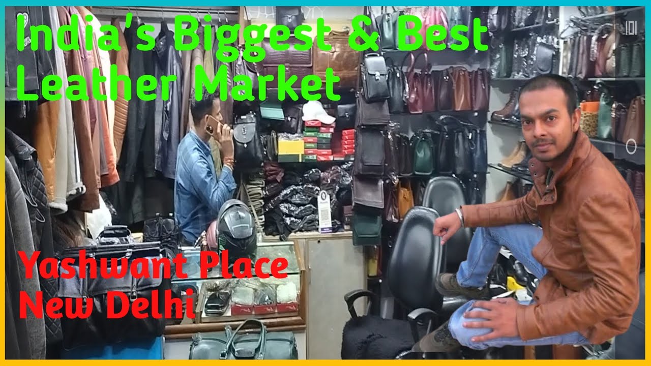 India's Biggest & Best Leather Market #delhi #russia #leather #bikelover #travel 