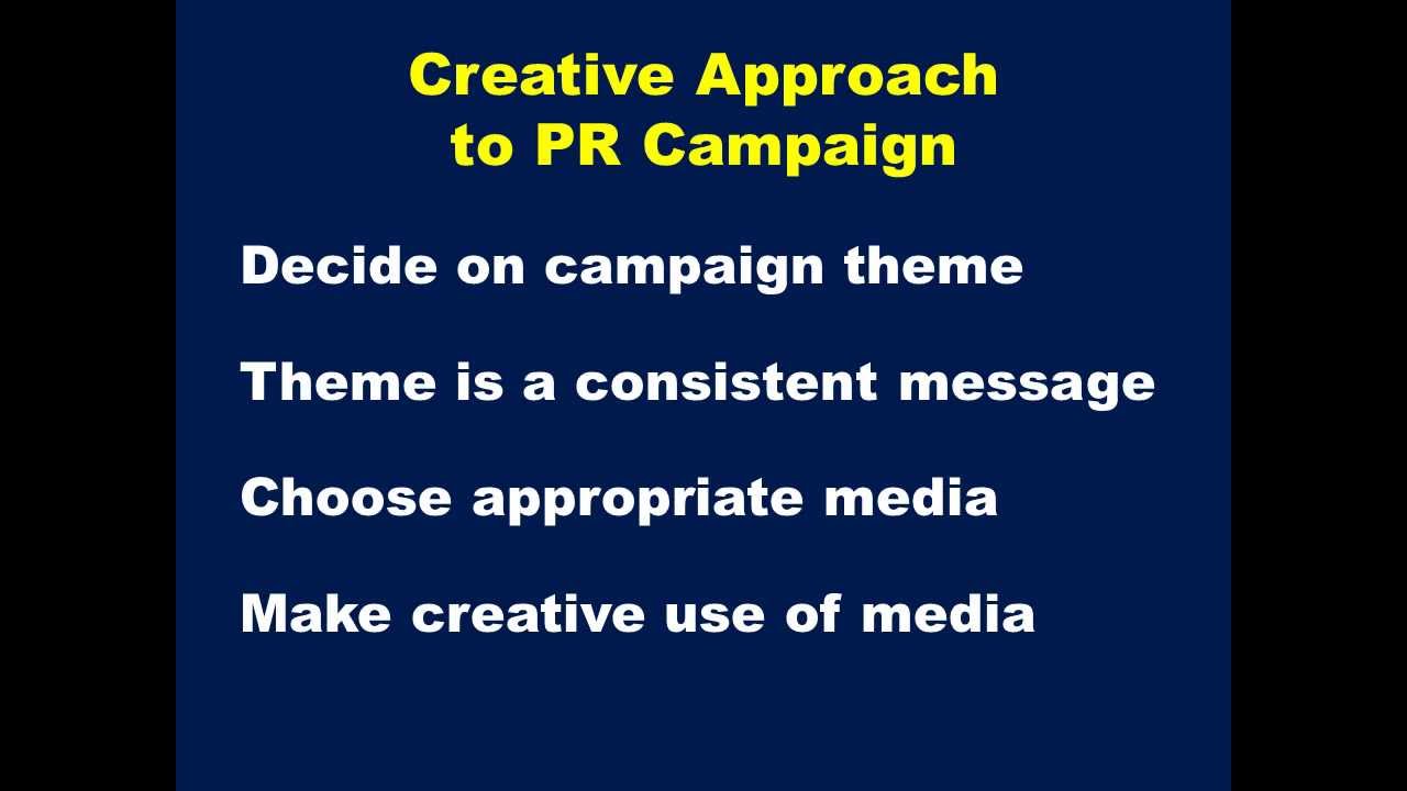 Advanced Public Relations Chapter 11 - YouTube