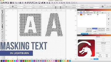 How to Mask Text in Lightburn
