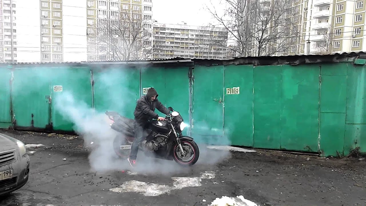 Хонда хорнет жжёт - YouTube