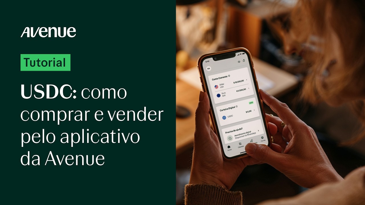 USDC: Como comprar e vender pelo aplicativo da Avenue