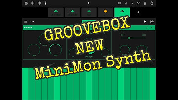 GROOVEBOX Gets A New Wavetable Synth Called MINIMON - Demo for iPad