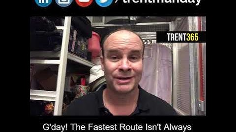 The Fastest Route Isn’t Always A Straight Line #1039