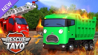 Blue Team! Red Team! Rescue Max, jo aag mein phase hain! | Rescue Tayo Hindi | Hindi Cartoons