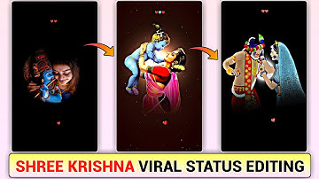 Instagram Trending Shree Krishna Status Video Editing in Alight Motion