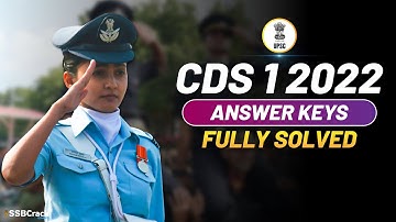 CDS 1 2022 Answer Key | Fully Solved Question Paper | Expected Cut Off | 10 April 2022