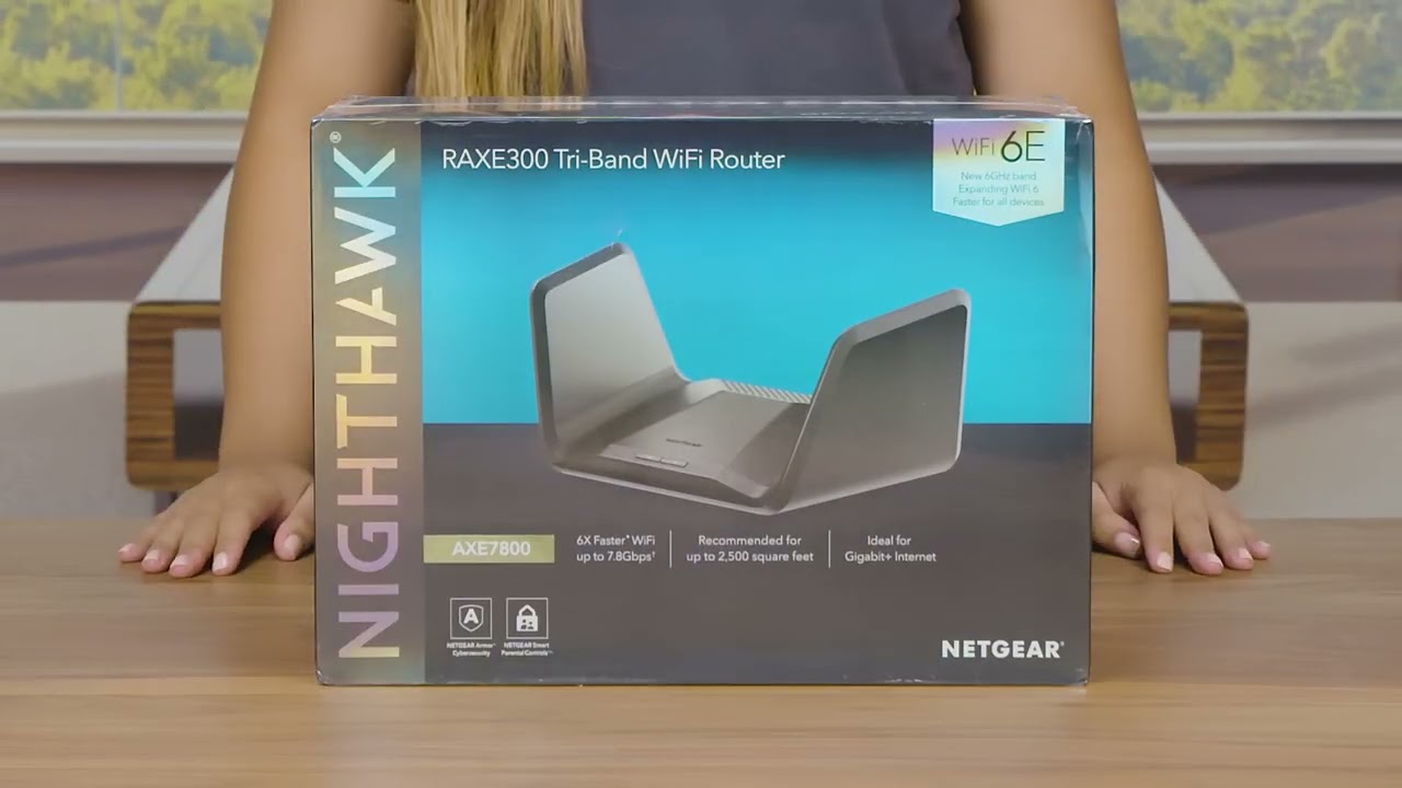 NETGEAR Nighthawk RAXE300 WiFi 6E Router – AXE7800 Bis 7,8 Gbit/s, 6 GHz Band, Für Bis Zu 2500 M²