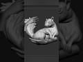 Squirrel sketch speedsculpt#digitalart #3dsculpting #art #zbrush#art #speedsculpt#digitalsculpting