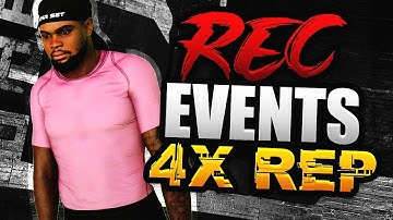 NBA 2K20 PRO AM AND REC EVENTS WITH MORE REP???