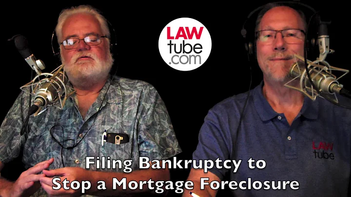 Filing bankruptcy to stop a mortgage foreclosure