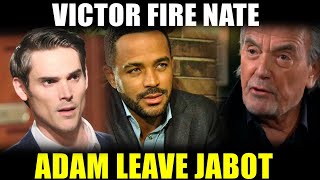 Y&R Spoilers Update: Victor fires Nate, wants Adam to leave Jabot and return to Newman Media