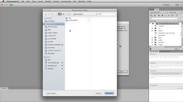Web Design Basics | Dreamweaver | Setting Up Your Site
