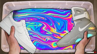 HYDRO Dipping Air Force 1's GUCCI Versace BEST Custom Sneakers (Satisfying)