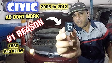 Ac dont work on Honda civic 2006 to 2012