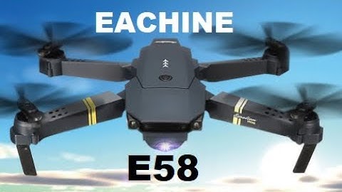 EACHINE E58 SETUP 1ST FLIGHT FPV Quadcopter Wind TEST Wide angle 720P Review