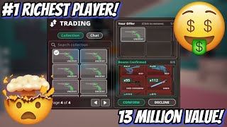 I Played Murderers VS Sheriff Duels With The #1 Richest Player! (13,000,000+ Value!) screenshot 5