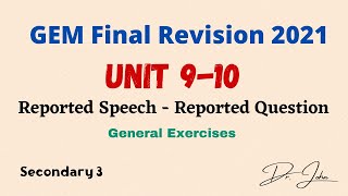 GEM Final Revision (Unit 9-10) حل كتاب جيم تالتة ثانوي مراجعة نهائية