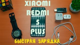 XIAOMI Redmi 5 PLUS, поддерживает ли смартфон быструю зарядку??