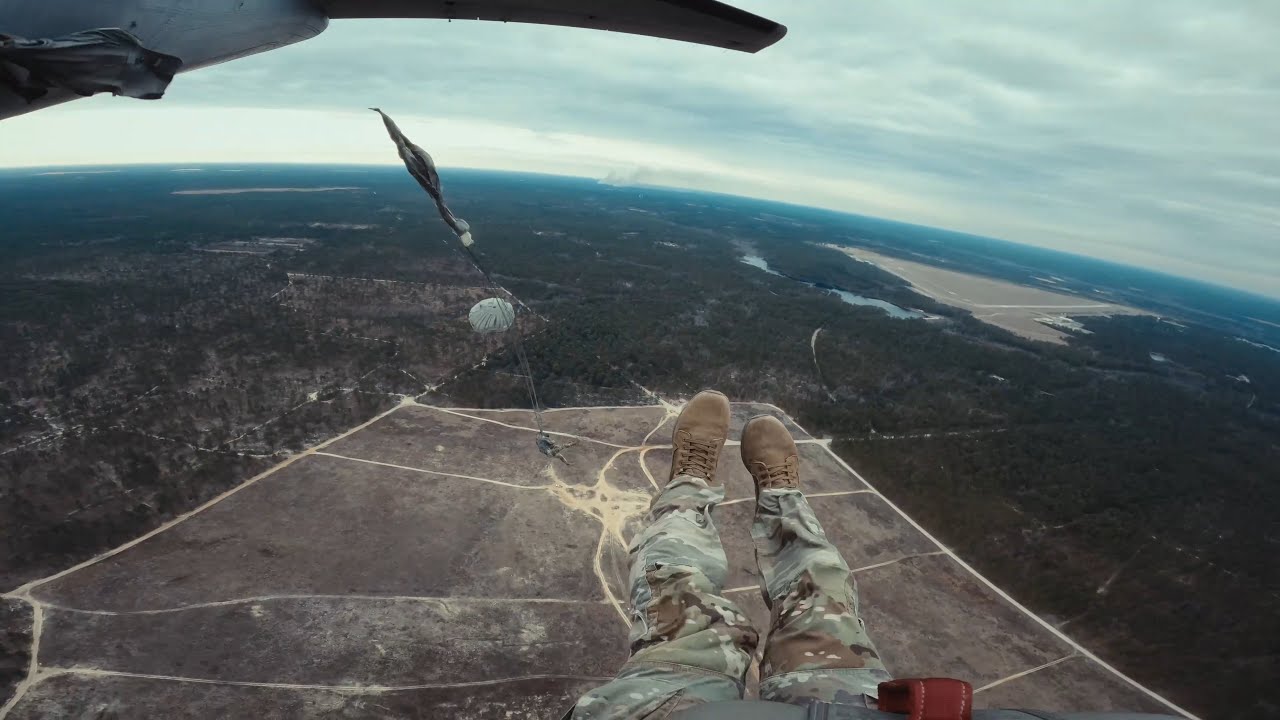 Airborne Jump with 3rd Special Forces Group (Airborne) at Fort Bragg