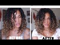 DIY Curly HairCut - How I Trim my Curly Hair At Home - Fine wavy to Curly Hair
