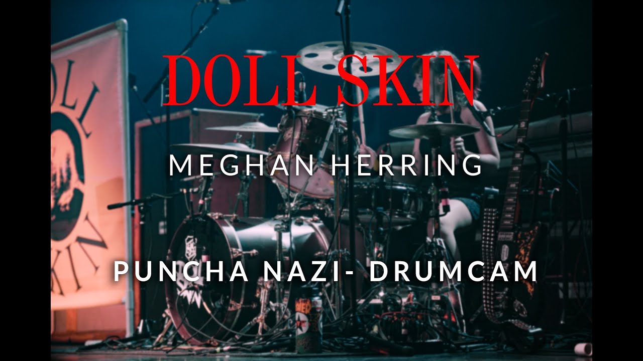 Meghan Herring of Doll Skin - "Puncha Nazi" Live Drumcam | SJC Custom Drums