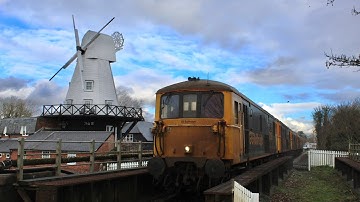(HD) Convoy of 5 GBRf Class 73s at Rye - 5/2/21