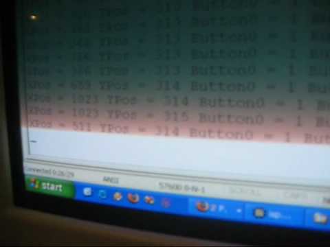 Joystick interfacing with AVR