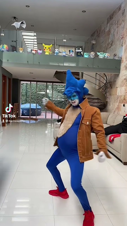 HOLA SONIC ! #sonic #sonicthehedgehog #sonic3 #memoaponte #cosplay #disfraces #halloween #miedo