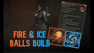 Diablo 4 - Season 3 Fire & Ice Balls Build - Tier 100 NM Vault Clear