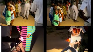 Nawao oh, how we met Obina’s on the street this night with children doing
