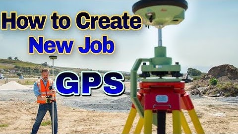 How To Create New Job DGPS GNSS Satlab UTM WGS84