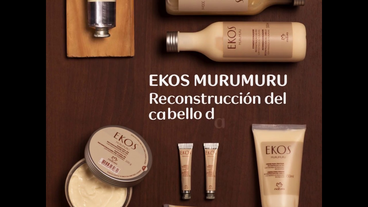 Reconstruye tu cabello dañado con Murumuru | Natura Ekos - YouTube