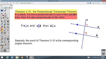 Parallel and perpendicular lines 3.4