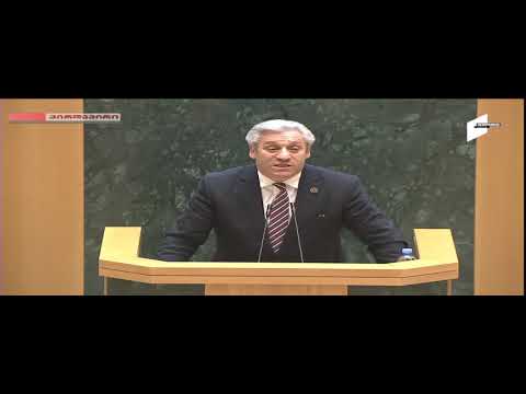 შოთა ხაბარელის გამოსვლა პარლამენტში