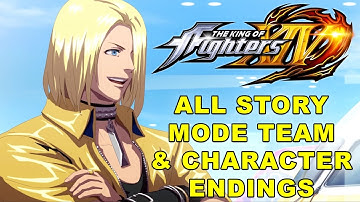 The King of Fighters XIV - All Story Mode Team & Character Endings
