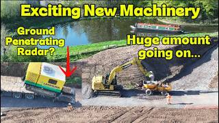 Llangollen Canal Breach Whitchurch.  Radar Unit Delivered