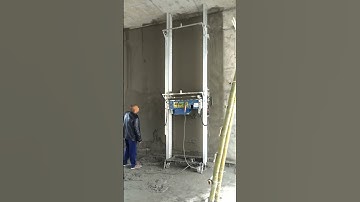 #rendering #plastering #machine #plasteringwork #automatic #wall