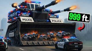 When I Crash, My Police Tank Gets Bigger