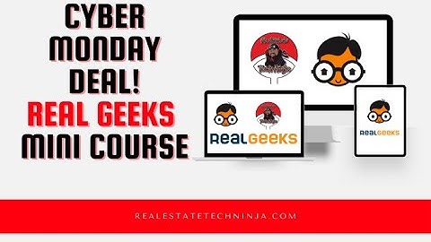 Real Geeks Cyber Monday Deal | Best CRM for Real Estate Agents