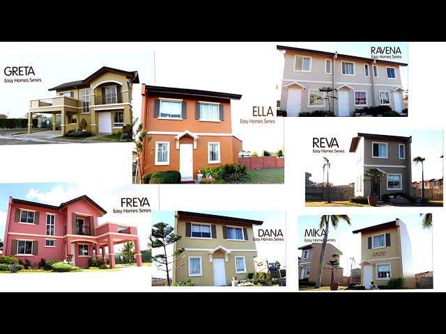 7 House Model Of Camella Homes Series