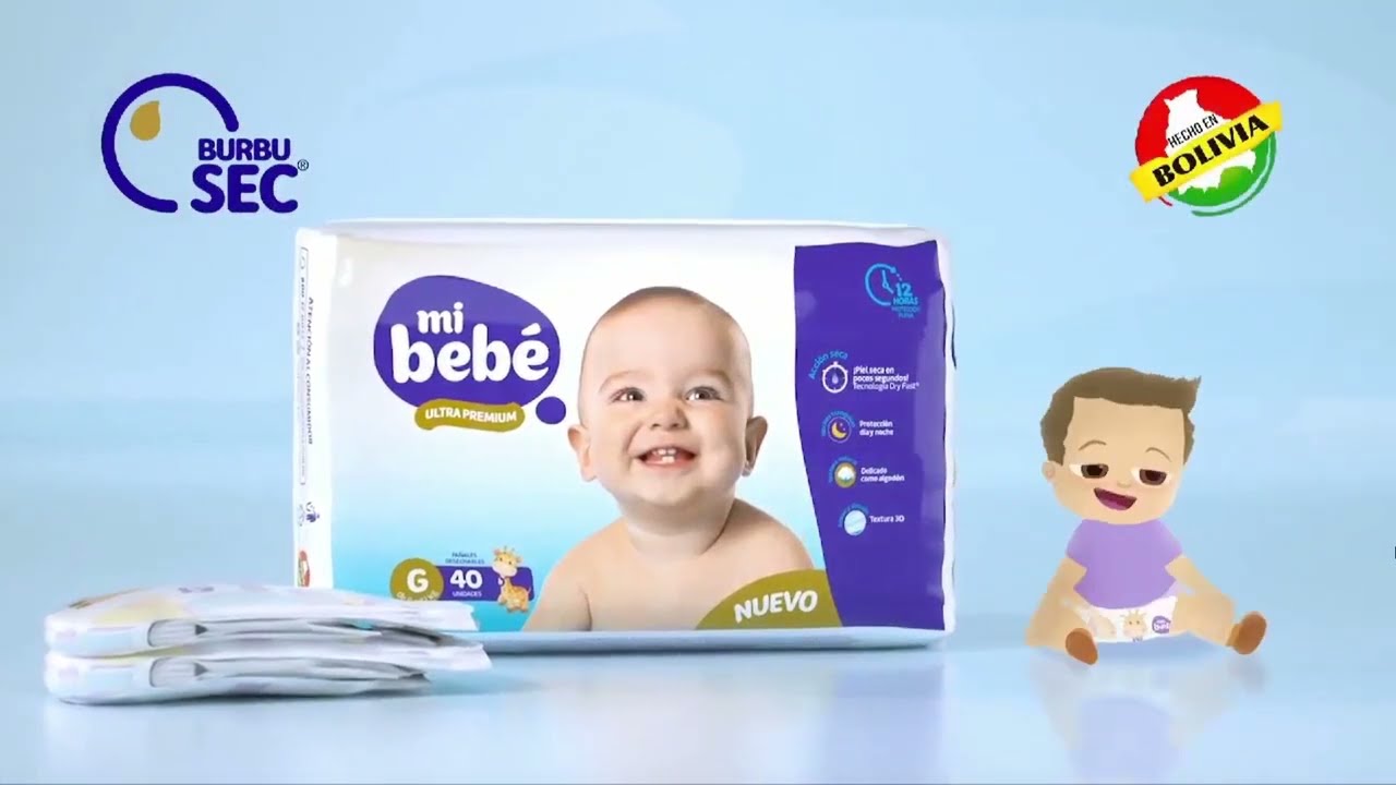 MI BEBE - Nuevos pañales hechos en Bolivia (Bolivia 2022) - YouTube