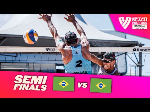 George/Andre vs. Evandro/Arthur - Semi Final Highlights | Brasilia 2024 #BeachProTour