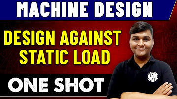 Machine Design | Design Against Static Load in One Shot | GATE 2023