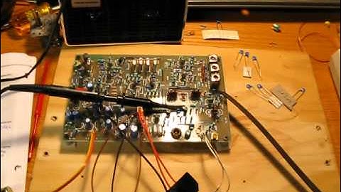 Bitx20 first test of the receiver section