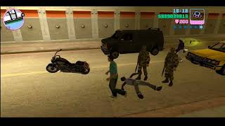 Ngerusuh main GTA Vice City Android pakai cheat Bodyguard.. screenshot 1
