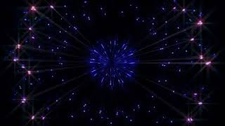 Club Visuals 1384 - Blue Flares VJ Background