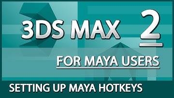 3ds Max for Maya Users - Setting up Hotkeys