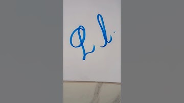Learn to write cursive letter L | Cursive Writing for beginner | Cursive handwriting Practice |