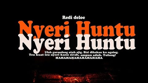 Nyeri Huntu - Redi deloe (Music video)